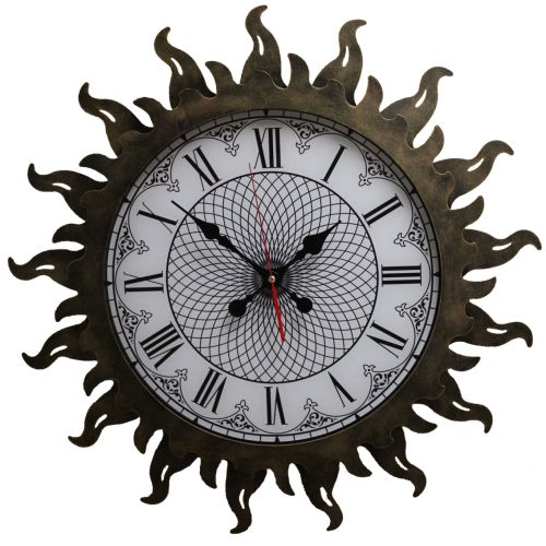 Фото часов Настенные часы Династия 07-010 Стальное Солнце
            (Код: 07-010)