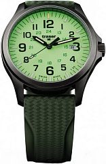 Мужские часы Traser P67 Officer Pro GunMetal Lime (каучук) 107424 Наручные часы