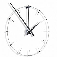 Nomon Anda Gothic, chrome/black, d=100 см NAL000NGOT Настенные часы