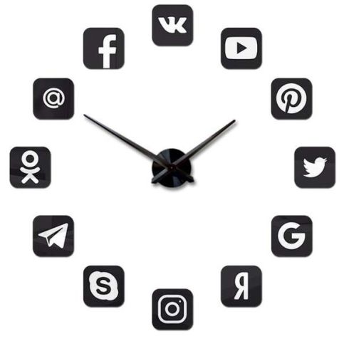 Фото часов Настенные часы 3D Decor Social 014026b-100