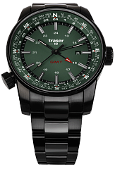 Мужские часы Traser P68 Pathfinder GMT Green 109525 Наручные часы