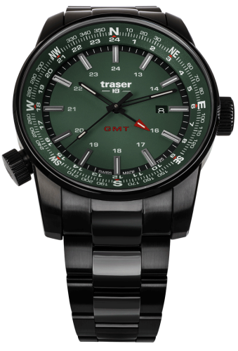 Фото часов Мужские часы Traser P68 Pathfinder GMT Green 109525