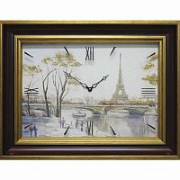 Часы картины Династия 04-001-14 Париж
            (Код: 04-001-14) Настенные часы