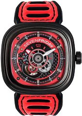 Унисекс часы Sevenfriday P-Series Racing Team Red P3B/06 Наручные часы