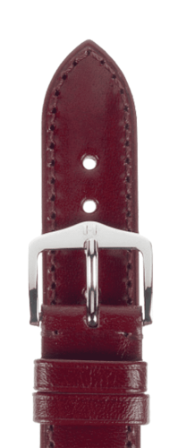 Ремешок Hirsch Siena бордовый 18 мм M 04202160-1-18 Ремешки и браслеты для часов
