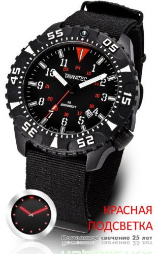 Фото часов Мужские часы TAWATEC E.O.Diver (кварц) (200м) TWT.43.B1.11R