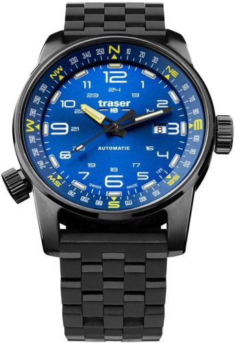 Фото часов Мужские часы Traser P68 Pathfinder Automatic Blue 109523-steel