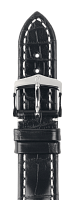 Ремешок Hirsch Capitano черный 18 мм L 05007059-2-18 Ремешки и браслеты для часов
