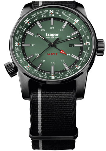 Фото часов Мужские часы Traser P68 Pathfinder GMT Green 109033