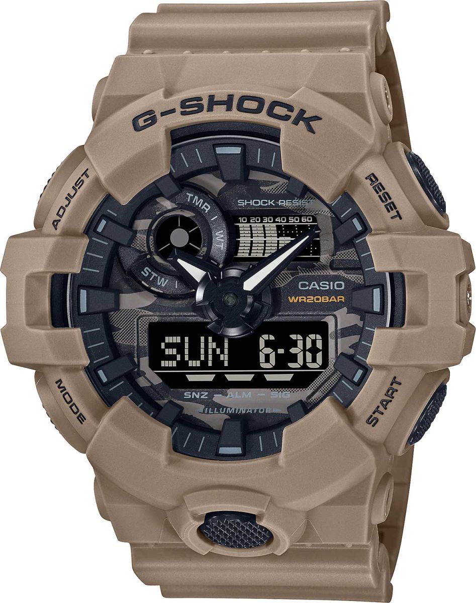 Casio G Shock Camo Utility GA 700CA 5A