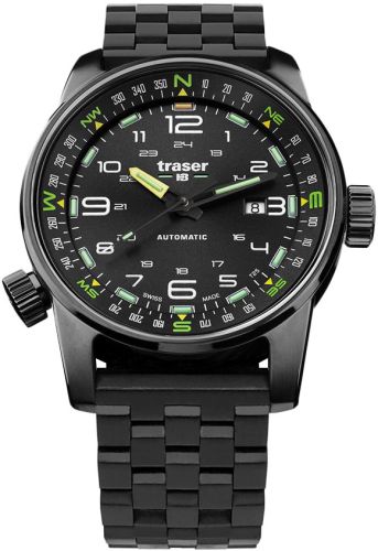 Фото часов Мужские часы Traser P68 Pathfinder Automatic Black 109522-steel