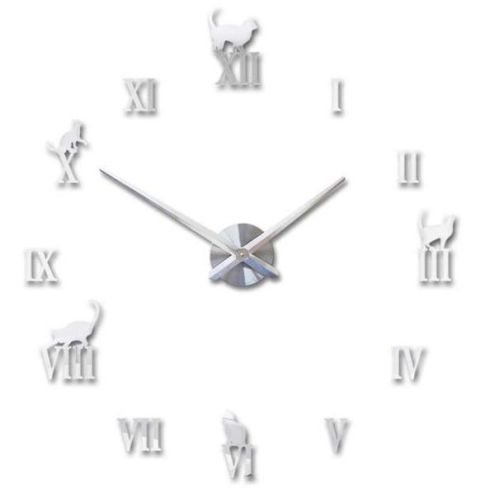 Фото часов Настенные часы 3D Decor Charm Cat Premium S 014020s-100