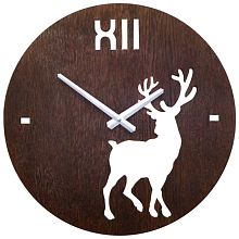 Настенные часы Castita CL-40-3-Brown-Deer (Коричневый Олень)
            (Код: CL-40-3) Настенные часы