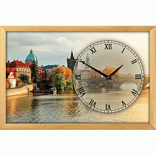 Настенные часы из песка Династия 03-154 "Прага"
            (Код: 03-154) Настенные часы