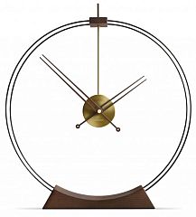 Nomon Aire Gold, walnut, D=50,4 см, H= 56,7 см AIRG Настенные часы