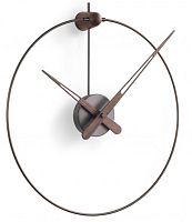 Nomon Micro Anda Graphite, graphite/walnut, d=40/50 см MCANT Настенные часы