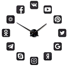 Настенные часы 3D Decor Social 014026b-150 Настенные часы