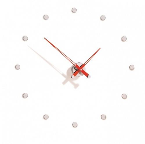Фото часов Nomon Rodon 12 i RED, chrome, d=70 см ROI012R