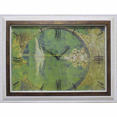 Фото часов Часы картины Династия 04-022-11 Арка на воде
            (Код: 04-022-11)