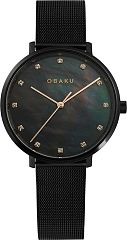 Женские часы Obaku Birk V186LXBBMB Наручные часы