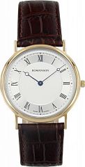 Мужские часы Romanson Leather TL5110SMG(WH) Наручные часы