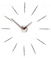Nomon MERLIN MINI 12 CHROME WALNUT, 70CM MMN12 Настенные часы