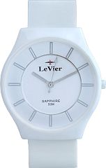 Мужские часы LeVier L 7501 M Wh ремень Наручные часы