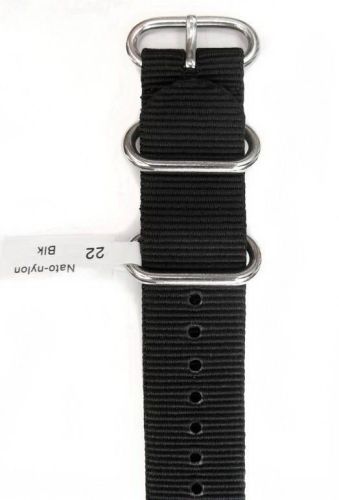 Ремешок nato-nylon-blk-22 Ремешки и браслеты для часов