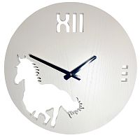 Настенные часы Castita CL-40-1,4-White-Horse (Белая лошадь)
            (Код: CL-40-1,4) Настенные часы