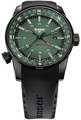 Мужские часы Traser P68 Pathfinder GMT Green 109744 Наручные часы
