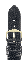 Ремешок Hirsch Lizard черный 11 мм M 01766170-11 Ремешки и браслеты для часов