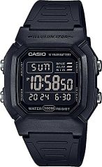 Мужские наручные часы Casio Illuminator W-800H-1BVES Наручные часы