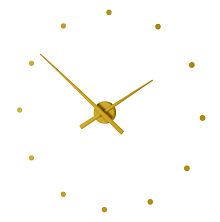 Nomon OJ mini MUSTARD(горчичный цвет), d=50см MMO010 Настенные часы