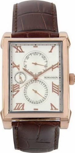 Фото часов Мужские часы Romanson Leather TL9225MR(WH)