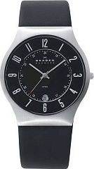 Мужские часы Skagen Leather Classic 233XXLSLB Наручные часы