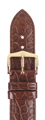 Ремешок Hirsch Baron коричневый 18 мм M 08404119-1-18 Ремешки и браслеты для часов