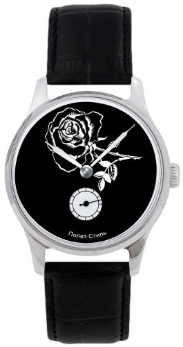 Фото часов Женские часы Полет-Стиль Чёрное и Белое 2618/304.1.009 Роза