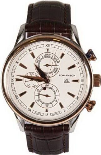 Фото часов Мужские часы Romanson Adel Round TL1245BMJ(WH)BN