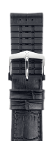 Ремешок Hirsch Paul черный 22 мм XL 0925028150-2-22 Ремешки и браслеты для часов