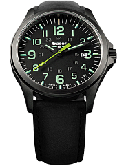 Мужские часы Traser P67 Officer Pro GunMetal Black/Lime 107878 Наручные часы