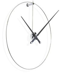 Nomon New Anda, chrome/black, d=100 см NAL000N Настенные часы