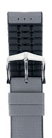 Ремешок Hirsch Arne серо-черный 18 мм L 0925094030-2-18 Ремешки и браслеты для часов
