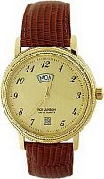 Мужские часы Romanson Leather TL0159SMG(GD) Наручные часы