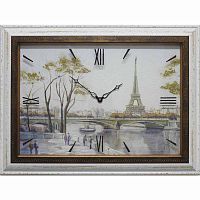 Часы картины Династия 04-001-11 Париж
            (Код: 04-001-11) Настенные часы