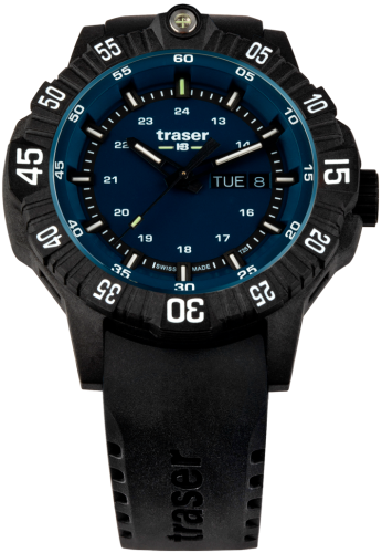 Фото часов Мужские часы Traser P99 Q Tactical Blue каучук 110725