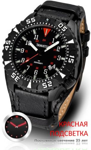Фото часов Мужские часы TAWATEC E.O.Diver (кварц) (200м) TWT.43.B3.11R
