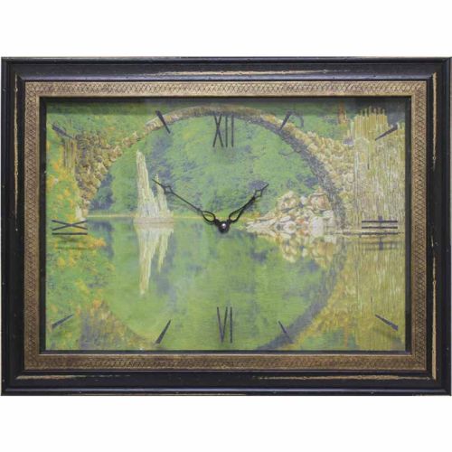 Фото часов Часы картины Династия 04-022-12 Арка на воде
            (Код: 04-022-12)