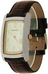 Мужские часы Romanson Leather TL9246MJ(WH) Наручные часы