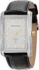 Мужские часы Romanson Adel Square TL2625QMC(WH) Наручные часы