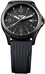 Мужские часы Traser P67 Officer Pro GunMetal Black (каучук № 110) 107860 Наручные часы